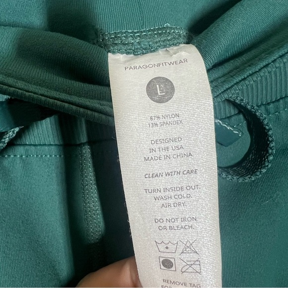 Paragon Fitwear Womens Teal Blue Green High Rise Jogger Pants Size Large Active - Picture 5 of 9